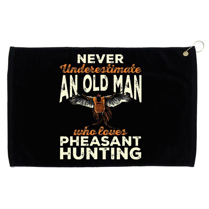 Pheasant Hunting Upland Bird Hunting Grommeted Golf Towel