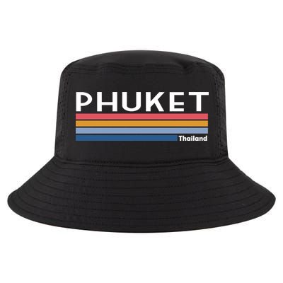 Phuket Thailand Vintage 1980's Logo Cool Comfort Performance Bucket Hat