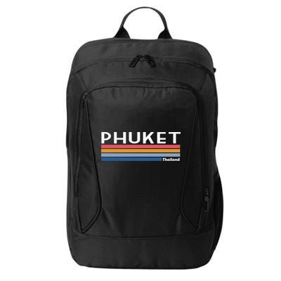 Phuket Thailand Vintage 1980's Logo City Backpack