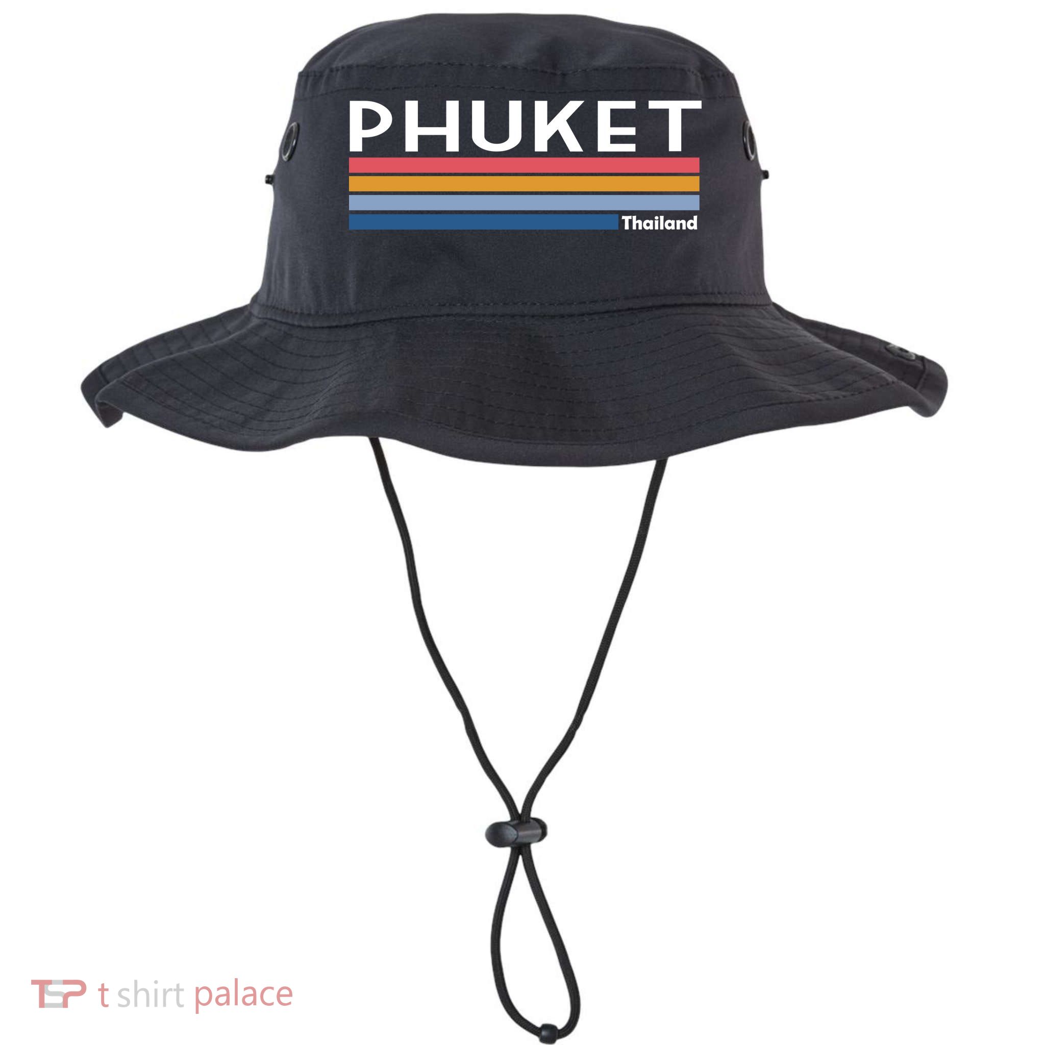 Phuket Thailand Vintage 1980's Logo Bucket Hat
