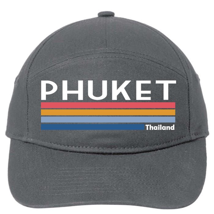 Phuket Thailand Vintage 1980's Logo 7-Panel Snapback Hat