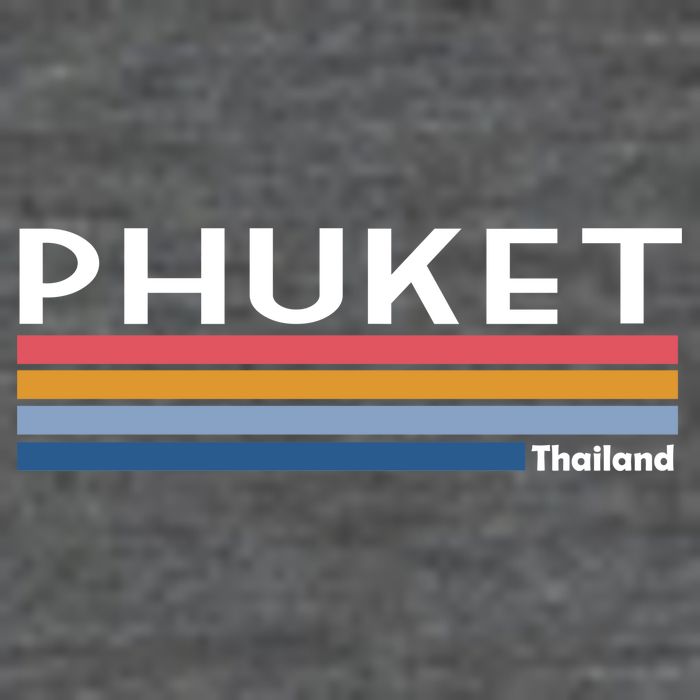 Phuket Thailand Vintage 1980's Logo 7-Panel Snapback Hat