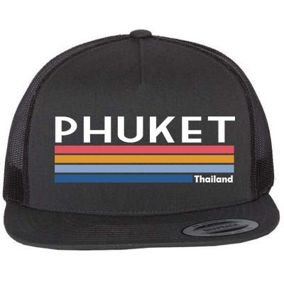 Phuket Thailand Vintage 1980's Logo Flatbill Hat