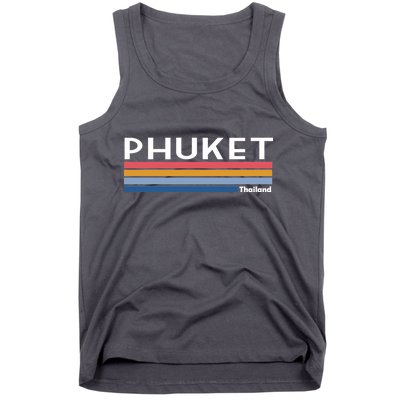 Phuket Thailand Vintage 1980's Logo Tank Top