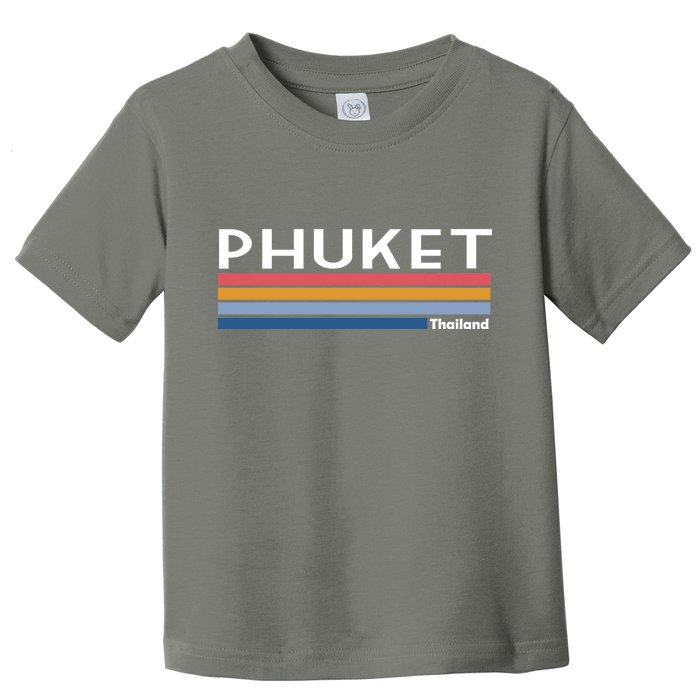 Phuket Thailand Vintage 1980's Logo Toddler T-Shirt