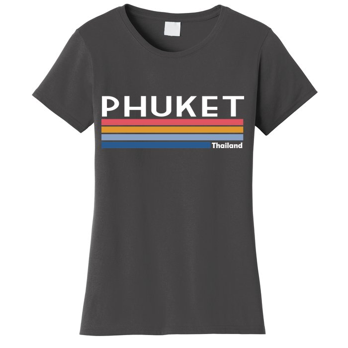 Phuket Thailand Vintage 1980's Logo Women's T-Shirt