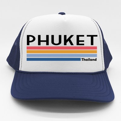 Phuket Thailand Vintage 1980's Logo Trucker Hat