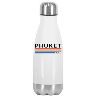 Phuket Thailand Vintage 1980's Logo Stainless Steel Insulated Water Bottle