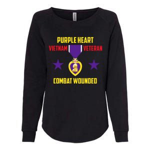 Purple Heart Vietnam Veteran Womens California Wash Sweatshirt