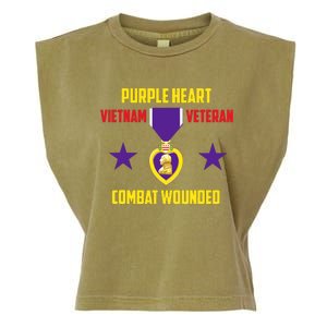 Purple Heart Vietnam Veteran Garment-Dyed Women's Muscle Tee