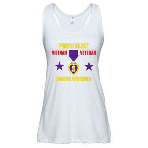 Purple Heart Vietnam Veteran Ladies Essential Flowy Tank