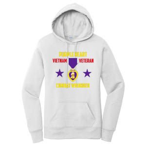 Purple Heart Vietnam Veteran Women's Pullover Hoodie