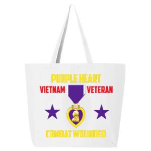 Purple Heart Vietnam Veteran 25L Jumbo Tote