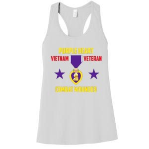 Purple Heart Vietnam Veteran Women's Racerback Tank