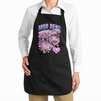 Pygmy Hippo Vintage Moo Dang Bootleg Full-Length Apron With Pockets