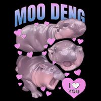 Pygmy Hippo Vintage Moo Dang Bootleg Full-Length Apron With Pockets