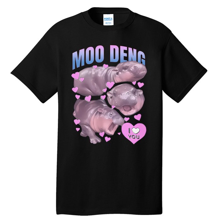 Pygmy Hippo Vintage Moo Dang Bootleg Tall T-Shirt