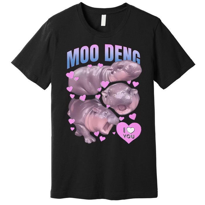 Pygmy Hippo Vintage Moo Dang Bootleg Premium T-Shirt