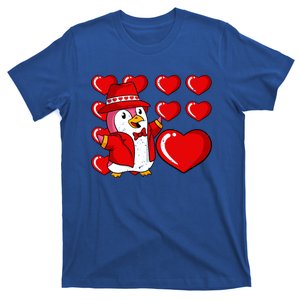 Penguin Hearts Valentines Day Cute Animal Love Wildlife Meaningful Gift T-Shirt