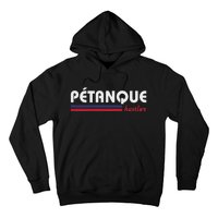 Petanque Huster Vintage Retro Design Hoodie