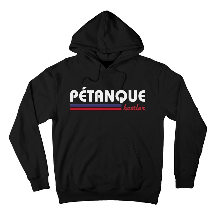 Petanque Huster Vintage Retro Design Hoodie