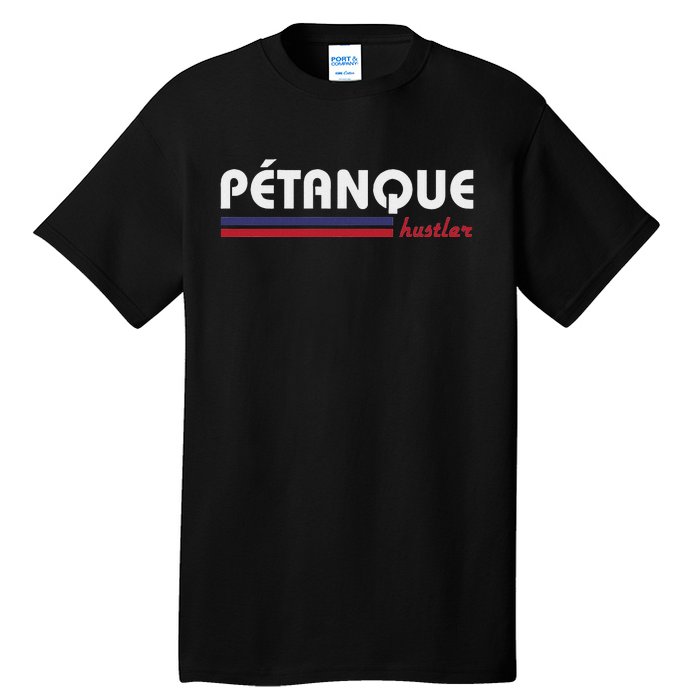 Petanque Huster Vintage Retro Design Tall T-Shirt