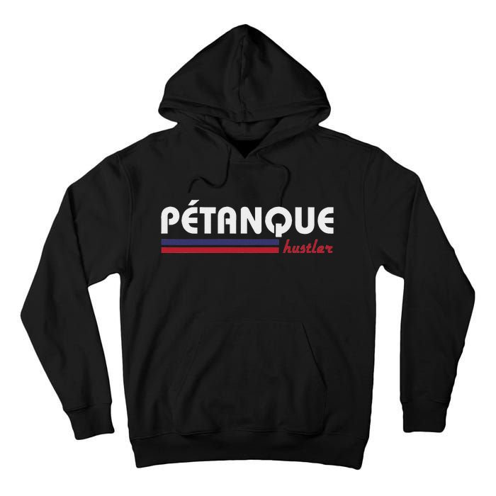 Petanque Huster Vintage Retro Design Tall Hoodie