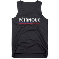 Petanque Huster Vintage Retro Design Tank Top