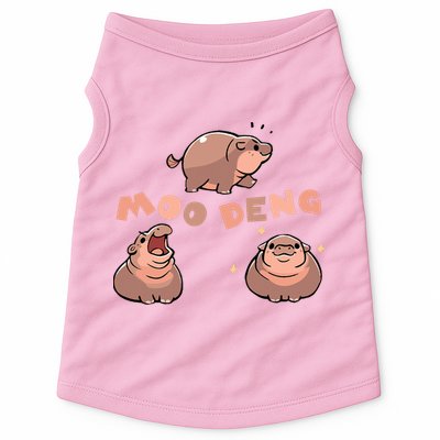Pygmy Hippo Vintage Moo Dang Bootleg Funny Doggie Tank
