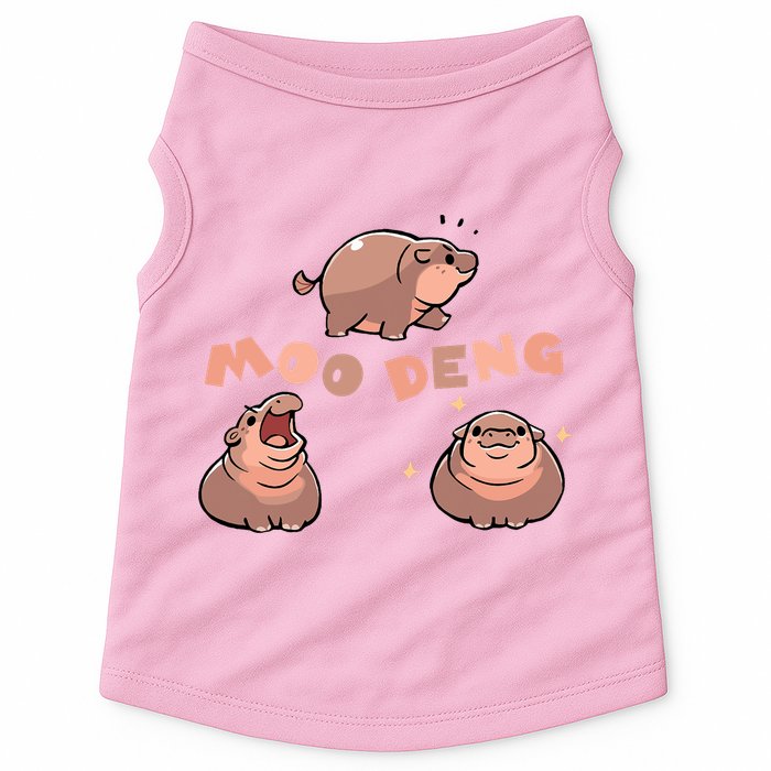 Pygmy Hippo Vintage Moo Dang Bootleg Funny Doggie Tank
