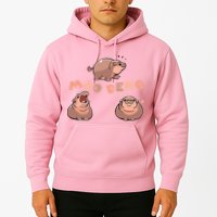 Pygmy Hippo Vintage Moo Dang Bootleg Funny Hoodie