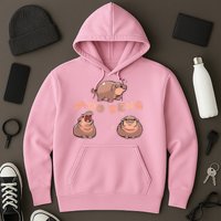 Pygmy Hippo Vintage Moo Dang Bootleg Funny Hoodie