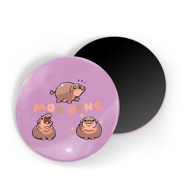 Pygmy Hippo Vintage Moo Dang Bootleg Funny Magnet