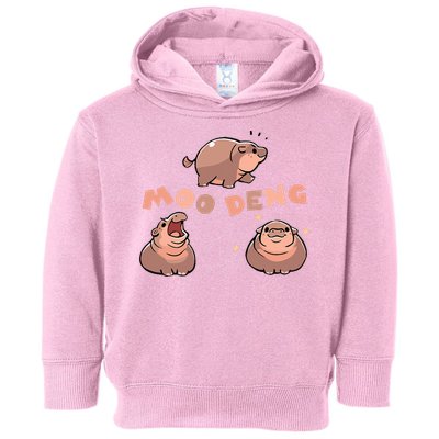 Pygmy Hippo Vintage Moo Dang Bootleg Funny Toddler Hoodie