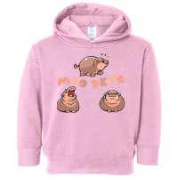 Pygmy Hippo Vintage Moo Dang Bootleg Funny Toddler Hoodie