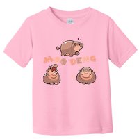 Pygmy Hippo Vintage Moo Dang Bootleg Funny Toddler T-Shirt
