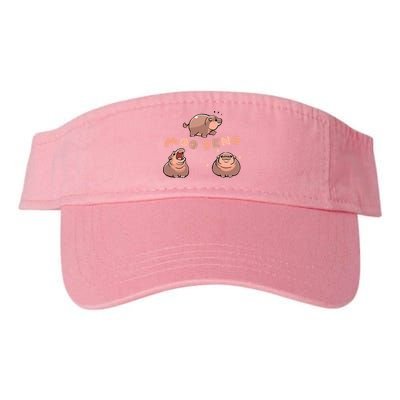 Pygmy Hippo Vintage Moo Dang Bootleg Funny Visor