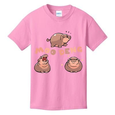 Pygmy Hippo Vintage Moo Dang Bootleg Funny Kids T-Shirt