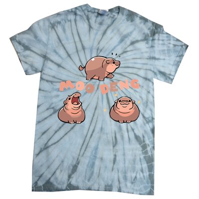 Pygmy Hippo Vintage Moo Dang Bootleg Funny Tie-Dye T-Shirt