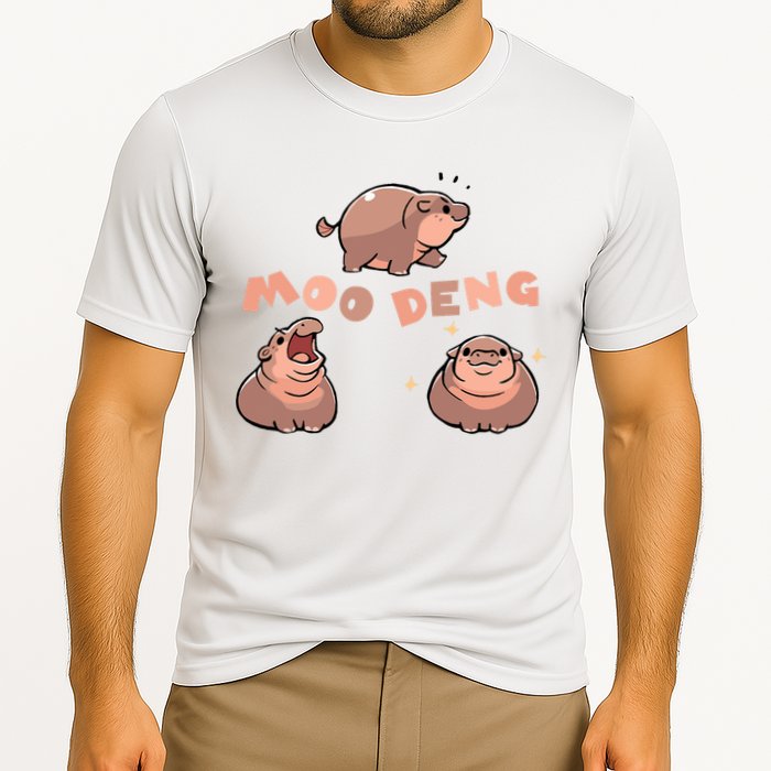 Pygmy Hippo Vintage Moo Dang Bootleg Funny Performance Shirt