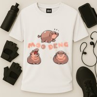 Pygmy Hippo Vintage Moo Dang Bootleg Funny Performance Shirt