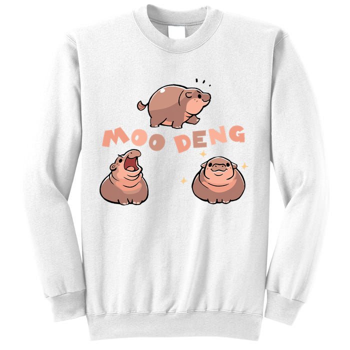 Pygmy Hippo Vintage Moo Dang Bootleg Funny Sweatshirt