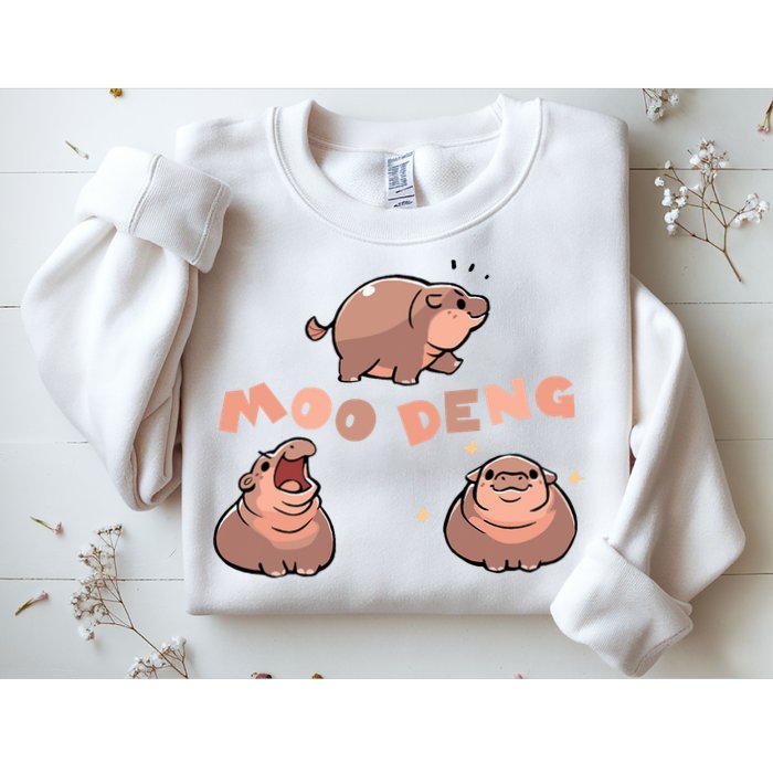 Pygmy Hippo Vintage Moo Dang Bootleg Funny Sweatshirt