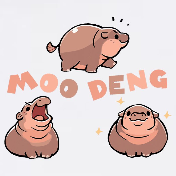 Pygmy Hippo Vintage Moo Dang Bootleg Funny Sweatshirt
