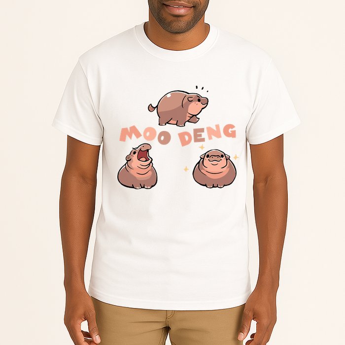 Pygmy Hippo Vintage Moo Dang Bootleg Funny Tall T-Shirt