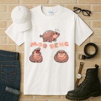 Pygmy Hippo Vintage Moo Dang Bootleg Funny Tall T-Shirt