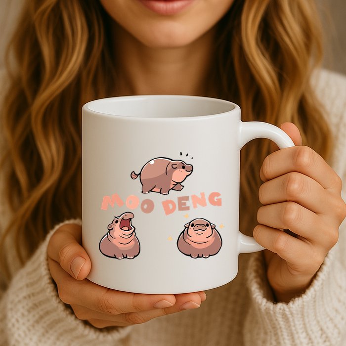 Pygmy Hippo Vintage Moo Dang Bootleg Funny Mug