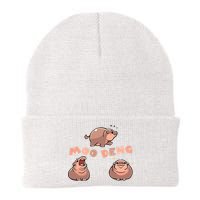 Pygmy Hippo Vintage Moo Dang Bootleg Funny Beanie