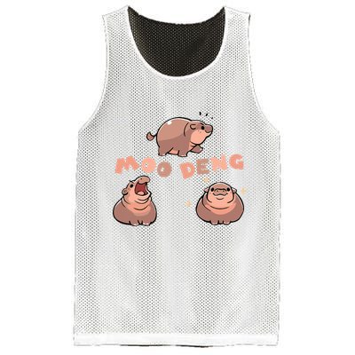 Pygmy Hippo Vintage Moo Dang Bootleg Funny Mesh Reversible Basketball Jersey Tank