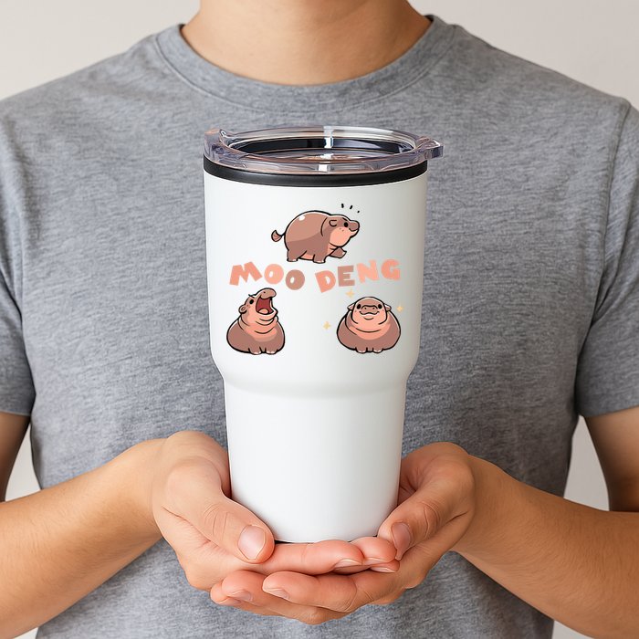 Pygmy Hippo Vintage Moo Dang Bootleg Funny Tumbler